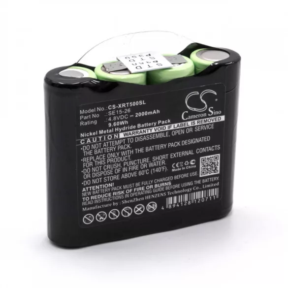 X-Rite 500, 504, 520, 530 2000mAh utángyártott akkumulátor - VHBW