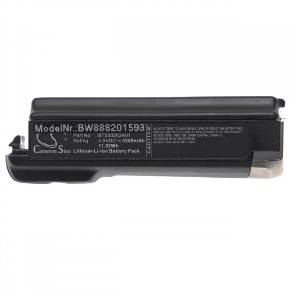 Zebra WT6000 BT000262A01 3200mAh utángyártott akkumulátor - VHBW