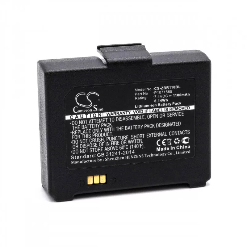 Zebra ZQ110 1100mAh utángyártott akkumulátor