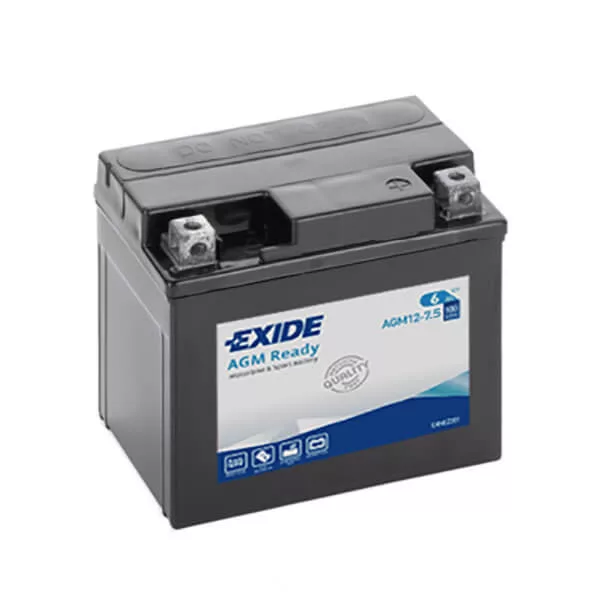 Exide 12V 8Ah AGM 12-7.5 120A motorkerékpár akkumulátor (YTX9-BS helyett) BAL+ Gyz Exide 12V 8Ah AGM 12-7.5 120A motorkerékpár akkumulátor (YTX9-BS helyett) BAL+ Gyz