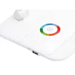 LED asztali lámpa Platinet 12w USB tölt 150cm dimm