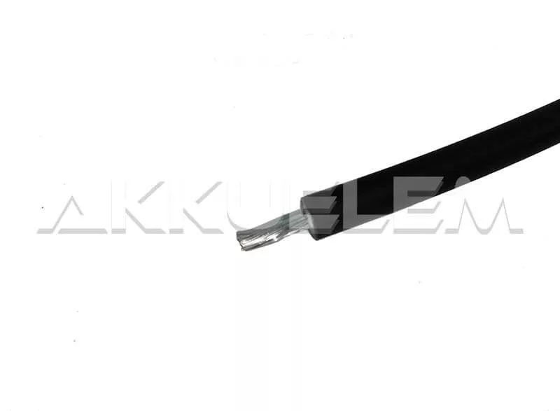 Napelem Kábel Réz H1Z2Z2-K 1x6 Fekete
