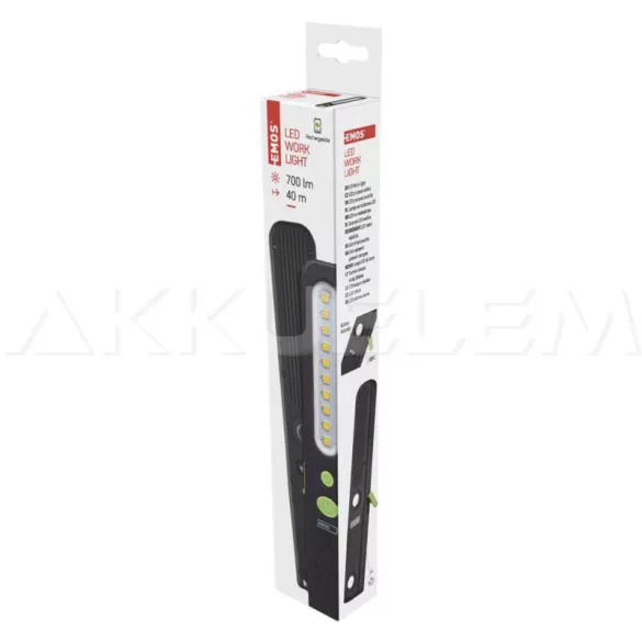 P4538 SMD LED + LED 700lm szerelőlámpa 1200mAh tölthető Li-ion akkuval