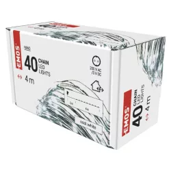   Karácsonyi fényfüzér NANO fehér 40 LED 4+5m IP44 230V kül- és beltéri
