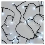 Karácsonyi füzér CHERRY 200 LED fehér 8 mode 20+5m IP44 230V adapterrel beltéri