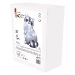 Karácsonyi mosómedve 40 LED 20x28 cm IP44 időzítővel 230V kül- és beltéri