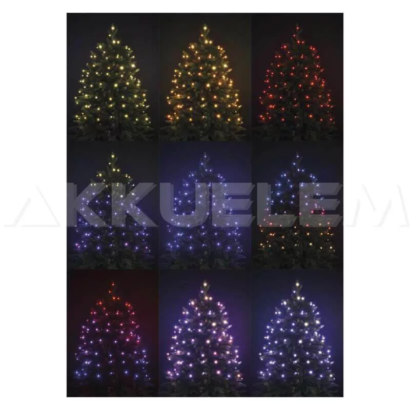 LÁMPA 120Led karácsonyi 12m szines IP44 (170cm-es fára) d4AA03