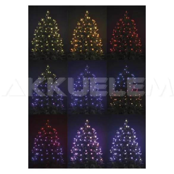 LÁMPA 120Led karácsonyi 12m szines IP44 (170cm-es fára) d4AA03