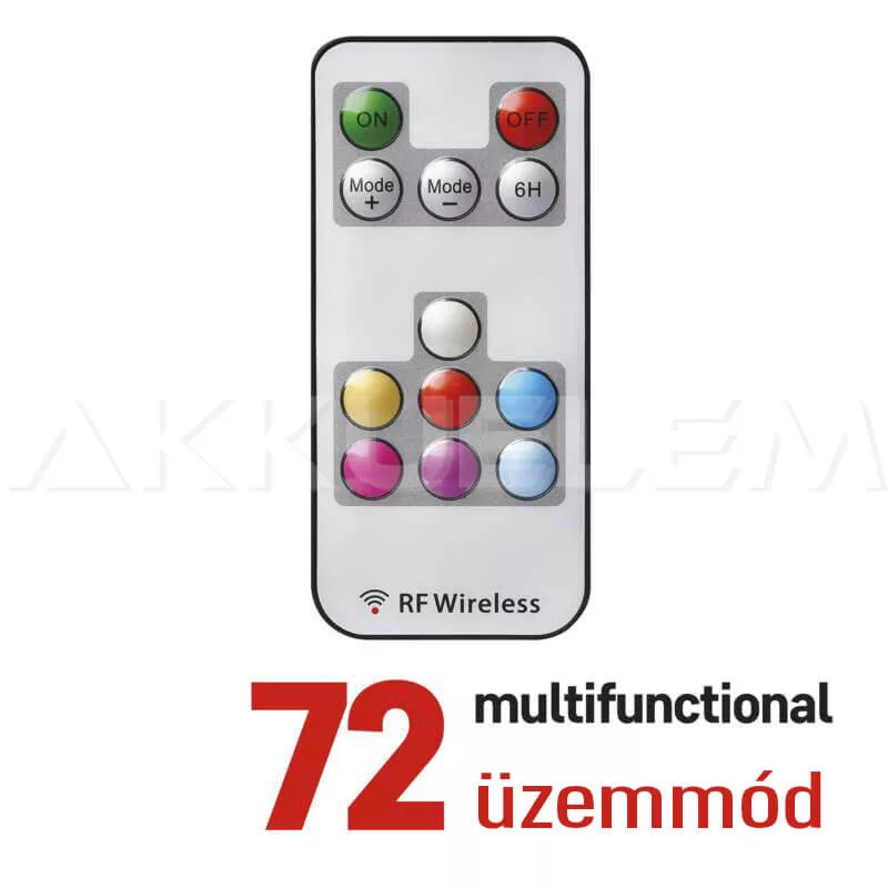 LÁMPA 120Led karácsonyi 12m szines IP44 (170cm-es fára) d4AA03