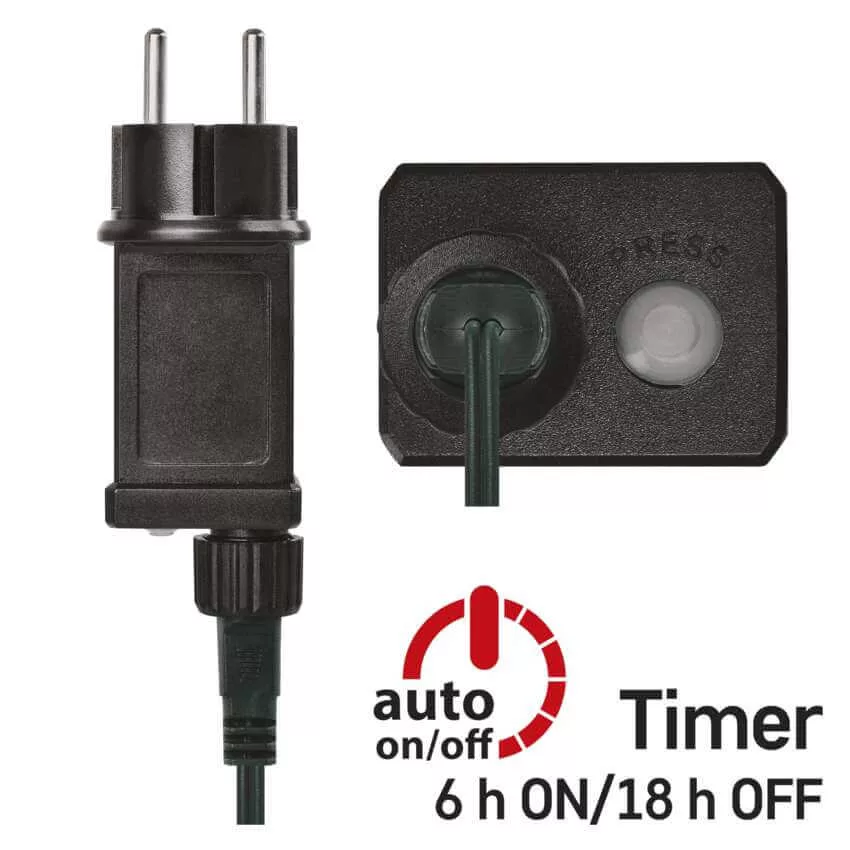 Karácsonyi Fényfüzér 200Led 5+20m IP44 cherry WW D5AW03
