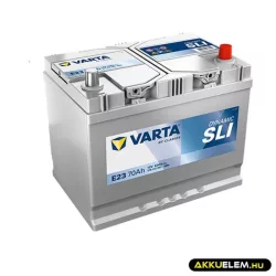   VARTA 12V 70Ah 630A E23 Dynamic akku autó akkumulátor 570412 JOBB+