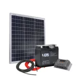 Napelem csomag 12V 50W + 10A MPPT töltésv.+ 18Ah UPS akku + 4,5/0,5m kábelek