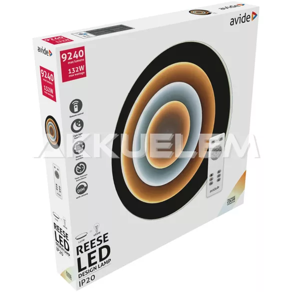 Avide Design REESE mennyezeti lámpa 132W RF távirányítóval