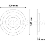 Avide Design REESE mennyezeti lámpa 132W RF távirányítóval