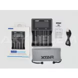 XTAR VC4SL univerzális akkumulátor töltő
