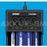 XTAR VC4SL univerzális akkumulátor töltő