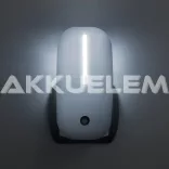 Éjjelifényi lámpa alkonykapcsolós 6LED 40lm Night Light fehér fényérzékelővel