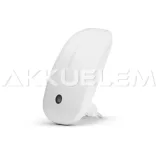 Éjjelifényi lámpa alkonykapcsolós 6LED 40lm Night Light fehér fényérzékelővel