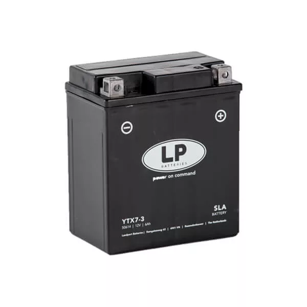 Landport 12V 6Ah YTX7-3 motorkerékpár akkumulátor JOBB+ YTX7L-BS helyett  GyZ