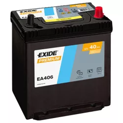   EXIDE Premium EA406 40Ah 350A peremes akkumulátor ASIA JOBB+