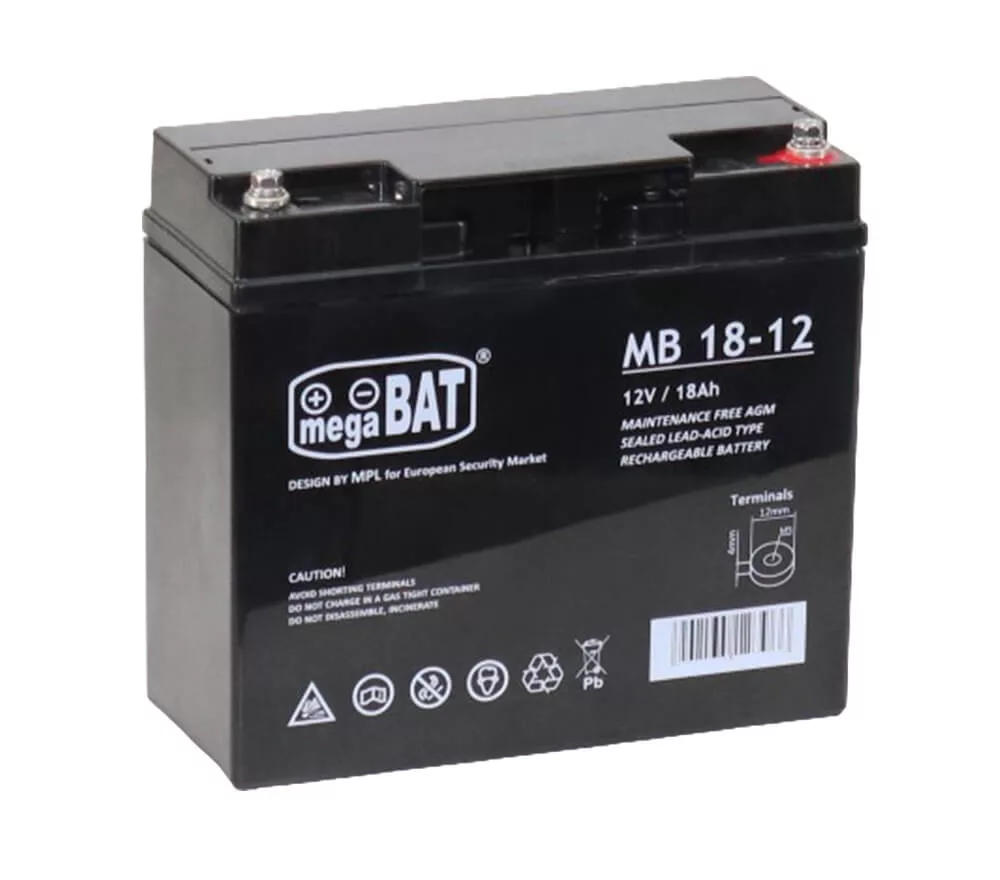 12V 18AH zselés akkumulátor MB18-12
