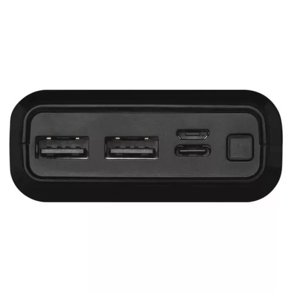 Alpha 20000mAh 10W USB-C külső akkumulátor  fekete B0527B