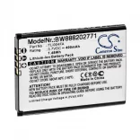 Utángyártott mobiltelefon akkumulátor Alcatel TLi004FA 400mAh 3.7V Li-ion - VHBW