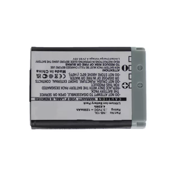 Utángyártott Canon NB-13L 1250mAh 3.7V Li-ion kamera akkumulátor - VHBW