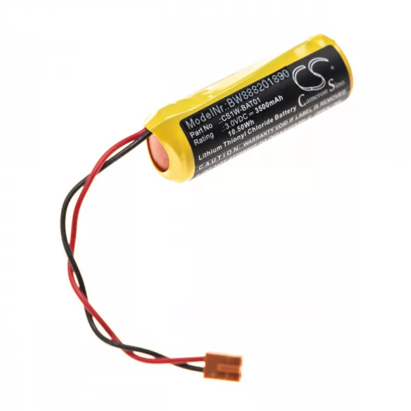 Utángyártott Omron CS1W-BAT01 3500mAh 3.6V Li-SOCl2 ipari vezérlő akkumulátor - VHBW