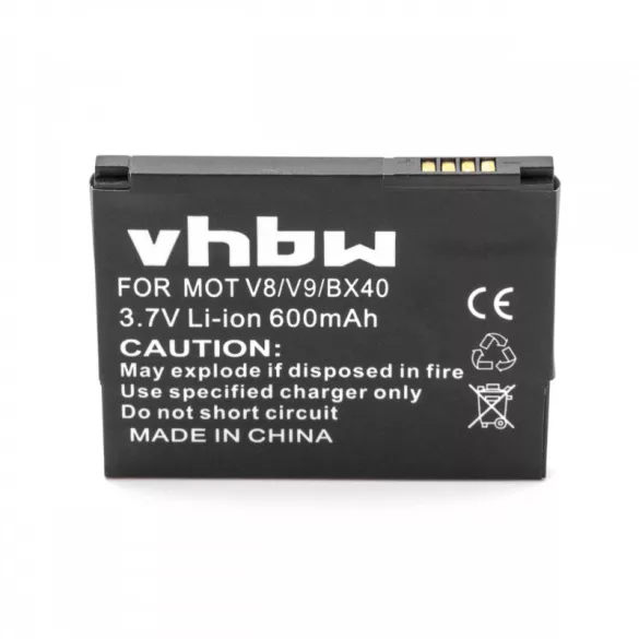 Motorola V8 / V9 utángyártott akkumulátor - VHBW