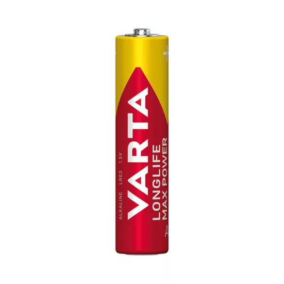 Varta Longlife Max Power LR03 AAA elem 4db/csomag (ár/csomag)