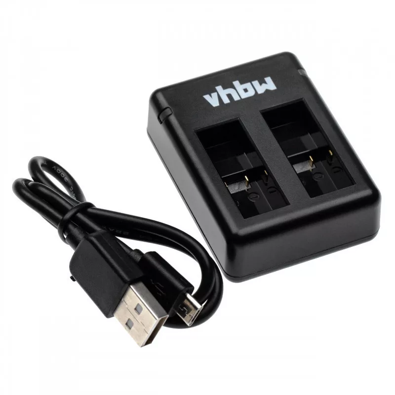 Két csatornás utángyártott akkutöltő (Micro USB) GoPro AHDBT-501 akkuhoz Két csatornás utángyártott akkutöltő (Micro USB) GoPro AHDBT-501 akkuhoz