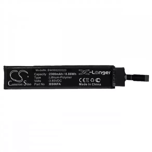 Utángyártott mobiltelefon akkumulátor Xiaomi BS06FA 2300mAh 3.85V Li-polymer - VHBW