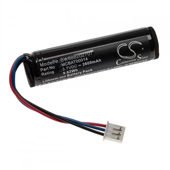 Drón Távvezérlő utángyártott akkumulátor Parrot MCBAT00014 2600mAh 3.7V - VHBW