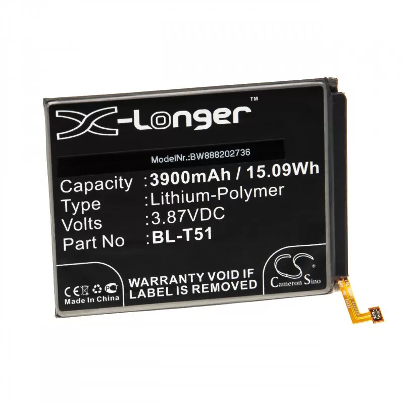 Utángyártott mobiltelefon akkumulátor LG BL-T51 EAC64788701 3900mAh 3.87V Li-polymer