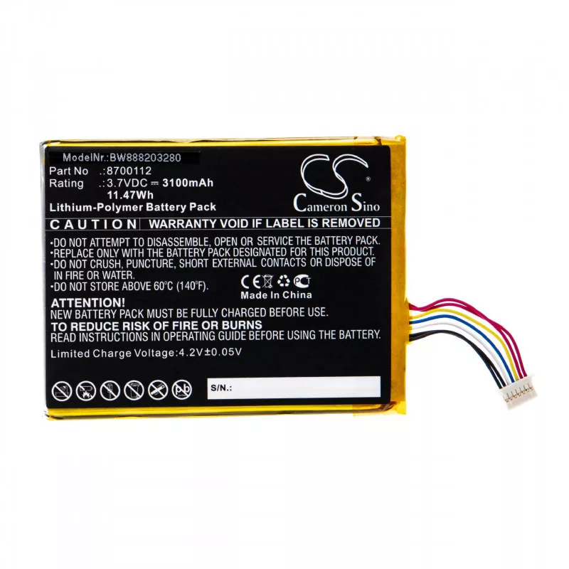   Utángyártott Bang & Olufsen 8700112 3100mAh 3.7V Li-po hordozható hangszóró akkumulátor