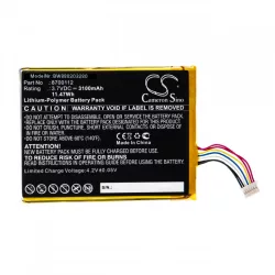   Utángyártott Bang & Olufsen 8700112 3100mAh 3.7V Li-po hordozható hangszóró akkumulátor