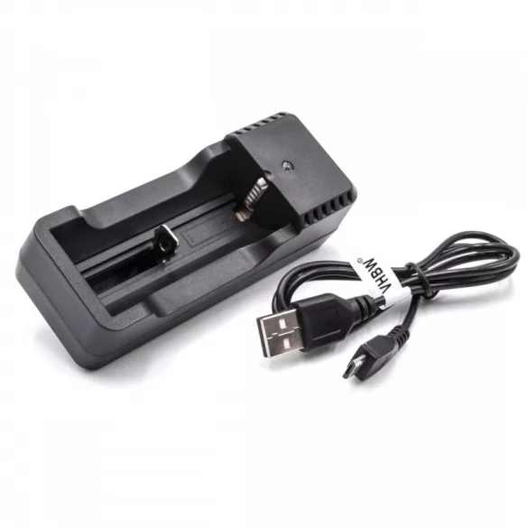 USB akkutöltő lítium cellákhoz: 18500 18650 14500 18350 - VHBW