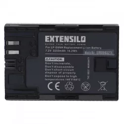   Utángyártott Canon LP-E6 LP-E6NH 2250mAh 7.2V Li-ion kamera akkumulátor