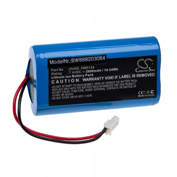 Utángyártott SurgiTel OM0134 25458 2600mAh 7.4V Li-ion orvosi eszköz akkumulátor - VHBW
