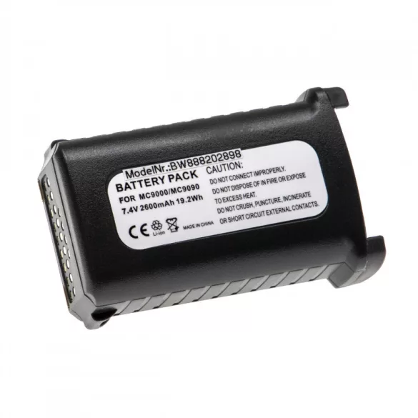 Utángyártott Symbol 21-61261-01 21-65587-01 2600mAh 7.4V kézi számítógép akkumulátor - VHBW