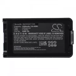   Utángyártott Kenwood KNB-24L KNB-35L KNB-55L KNB-56N 3300mAh 7.4V Li-ion rádió akkumulátor