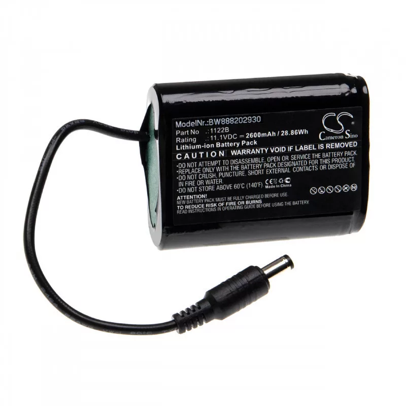 Utángyártott Venture Heat 1122B 2600mAh 11.1V Li-ion fűtött motoros kesztyű  akkumulátor
