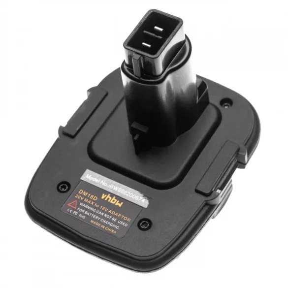 Adapter DeWalt & Milwaukee 20V Li-ion DeWalt 18V Ni-MH - VHBW