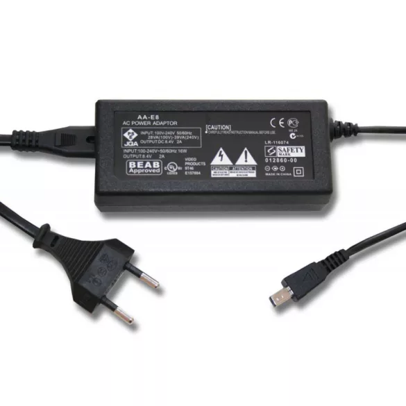 Utángyártott tápegység Samsung AD44-00116A AD44-00116B AD44-00117A kamera DSLR Camcorder 2m - VHBW