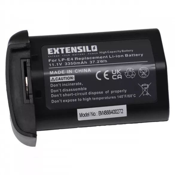 Utángyártott Canon LP-E4 3350mAh 11.1V Li-ion kamera akkumulátor - VHBW