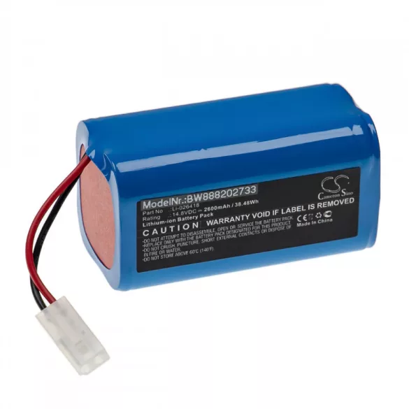 Utángyártott myVacBot SN500 2600mAh robotporszívó akkumulátor - VHBW