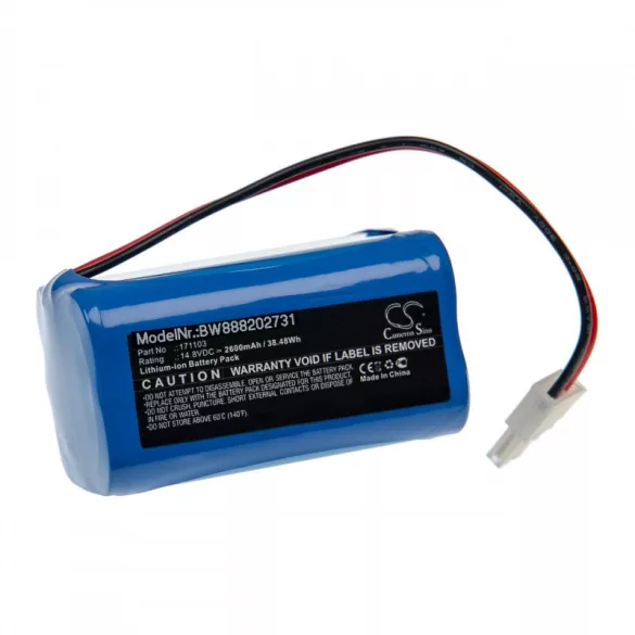 Utángyártott Mamibot PreVac 650 2600mAh robotporszívó akkumulátor - VHBW