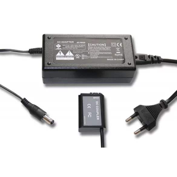 Utángyártott tápegység Sony AC-PW20 kamera DSLR Camcorder 2m - VHBW