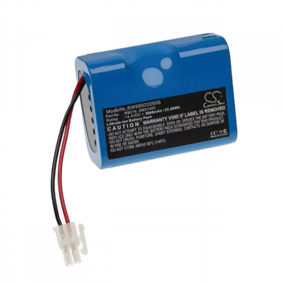 Utángyártott Hoover RBC030 2000mAh robotporszívó akkumulátor - VHBW